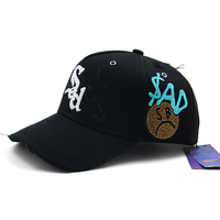 Gorras de Alta Calidad Estilo Hip Hop Urbano con Bordado 3D Sad Boys, Transpirables y Ajustables, Gorra de Béisbol Dandi