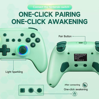 Manette de jeu sans fil pour Nintendo Switch Pro Controller avec joystick LED pour Switch/PC/Android, accepte OEM/ODM