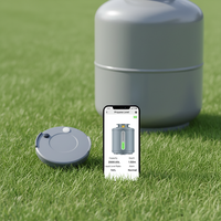 LPG-2412-BT Smart IoT-Sensor mit Batteriebetrieb zur Propan-Tankfüllstandsmessung für Gasflaschen
