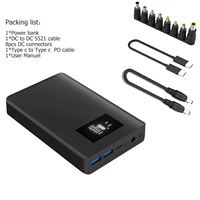 Banque d'alimentation CC PD100W 96W 7.4V 12V 15V 19V 20V 24V pour Resmed Airsense 10/Aircurve 10/S9 BMC M1 Mini Machine CPAP Batterie