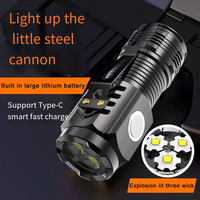 Linternas Taschenlampe Lampe De Poche Étanche Camping Pêche Plongée Laser Lampe De Poche Rechargeable