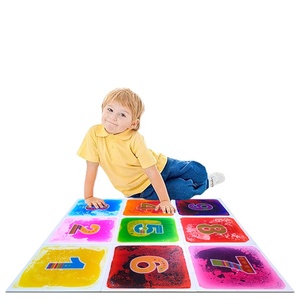 Nuovo Arrivo: Tappetino Sensoriale Numerico 1-10 per Prescuola, Giocattoli Slime, Regalo per Bambini, Giochi per Feste, Piastrelle Liquide da Pavimento - Product Image 1