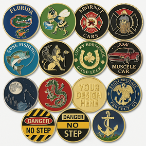 Metallo artigianato fare moneta di alta qualità personalizzato Souvenir Logo metallo in lega di zinco placcato argento moneta in bianco - Product Image 2