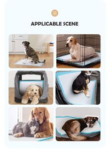 แผ่นรองซับฉี่สุนัขแบบพกพา 6 ชั้น OEM ผลิตตามสั่ง ซึมซับเร็ว แห้งไว ป้องกันกลิ่น สำหรับฝึกสุนัข ป้องกันการรั่วซึม ซึมซับได้ดีเยี่ยม - Product Image 4