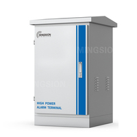 Sirena Electrónica de Alta Potencia MINGSION 1200W MSJ-1200W con Módulo 4G GPRS IP, Notificación Masiva Inalámbrica Activada, Alerta Temprana de 15KM