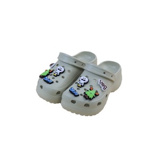 Sabots EVA pour enfants, kaki, noir, blanc, rose, taille 24-35, sandales de plage d'extérieur, antidérapantes, résistantes aux odeurs, style été, chaussures aquatiques - Product Image 2