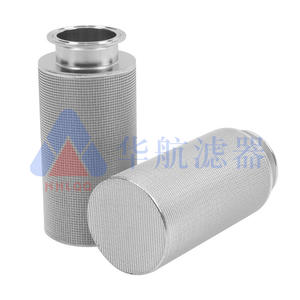 Fabricant Standard élément filtrant en acier inoxydable fritté à cinq couches pompe à vide récupération de poudre fournitures de filtre en métal - Product Image 5