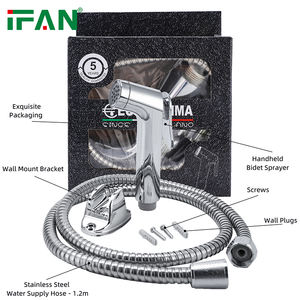 ชุดหัวฉีดชำระแบบมือถือยูโรคลีมา รุ่นฟราป สีนิกเกิลขัดเงา สำหรับห้องน้ำ - Product Image 5