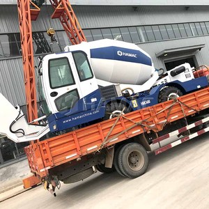 Vente directe du fabricant, bétonnière autochargeante HAMAC de haute qualité, 3,5 m3, camion, mobile, portable, avec pompe - Product Image 5