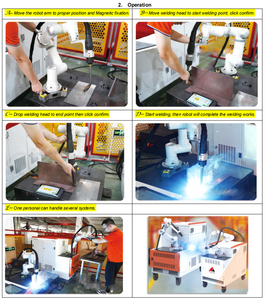 Machine de soudage robotisée à 6 axes, programmation facile, collaboratif, bras robotisé de 10 kg, 1400 mm, soudeurs automatiques <span class=keywords><strong>laser</strong></span> / Mig <span class=keywords><strong>Tig</strong></span> robotisés - Product Image 5