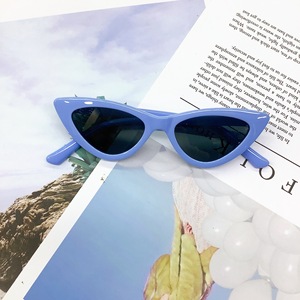 Lunettes de soleil <span class=keywords><strong>pour</strong></span> enfants style vintage œil de chat, forme triangulaire, <span class=keywords><strong>pour</strong></span> garçons et filles, marque mignonne, lunettes de soleil <span class=keywords><strong>pour</strong></span> bébé - Product Image 5
