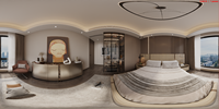 Services professionnels modernes d'aménagement intérieur pour les zones chambre, salle à manger et escalier – Conception graphique 3D personnalisée tout-en-un