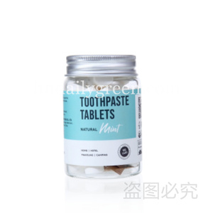 Tabletas de Pasta de Dientes de Viaje Ecológicas para una Limpieza Básica, Tabletas Blanqueadoras Naturales - Product Image 4