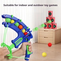 Jeu de tir interactif parent-enfant pour enfants, avec flèches et cibles en forme de radis, balles en plastique ABS, pour l'extérieur