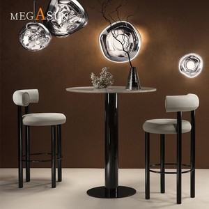 Chaises de <span class=keywords><strong>Bar</strong></span> en Métal Moderne de <span class=keywords><strong>75</strong></span> <span class=keywords><strong>cm</strong></span> de Haut pour Cuisine, Restaurant, Salon, Comptoir, 2 Table, Set de <span class=keywords><strong>Chaise</strong></span> Nodic - Product Image 5