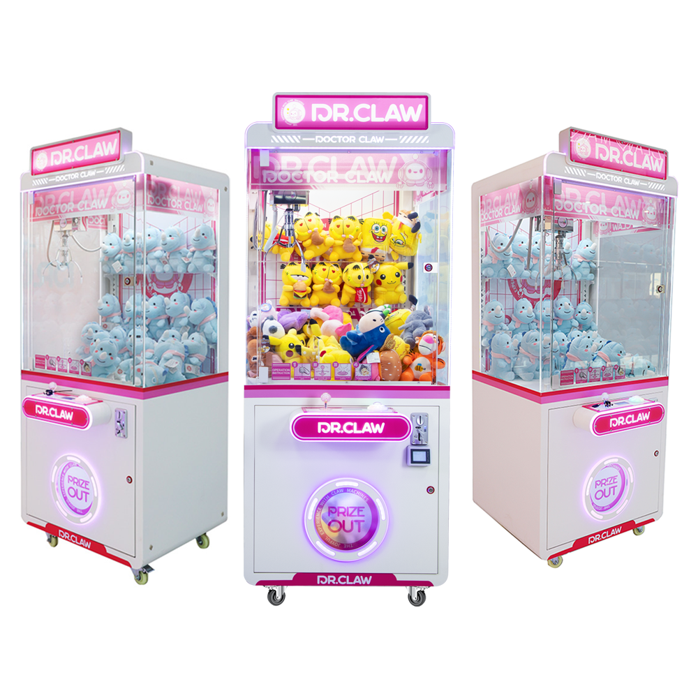 Pink claw machine
