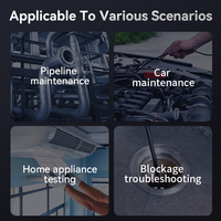 Caméra endoscopique Anesok APP S43-OTG, caméra serpent articulée à 2 voies, pour l'inspection des moteurs, compatible avec les téléphones mobiles Android et iPhone