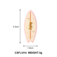 CANYUAN Pince à Cheveux Personnalisée en Acétate avec Logo, Pince à Ressort Rose Incrustée 9,2 cm pour Femme, Strass Sculptés à la Main et Peints