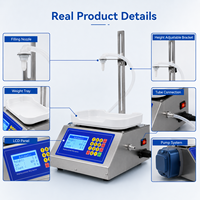 Petite machine de remplissage automatique de liquides de bureau à commande numérique pour eau et jus