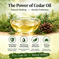Huile essentielle de cèdre 100% pure naturelle biologique, fraîche, pour les soins des cheveux et de la peau, diffuseur, humidificateur, bougie, savon, parfum, cosmétiques