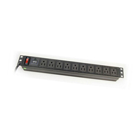 USA JP Smart Pdu 1u Iec L6-30p 30a Unité de distribution d'énergie Rack Cabinet Rack Mount Pdu