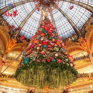 Custom Commercial 20 pieds 30 pieds 40 pieds 50 pieds <span class=keywords><strong>Grand</strong></span> arbre <span class=keywords><strong>de</strong></span> Noël géant d'intérieur avec lumière pour centre commercial Hôtel - Product Image 5