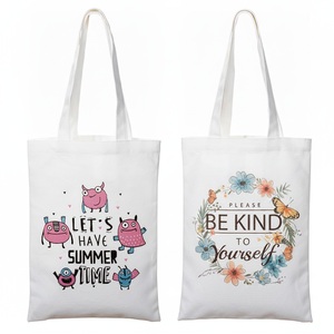 12oz Canvas Shopping Tote <b>Bag</b> Custom Logo Promotional Corporate <b>Gift</b> - Product Image 3