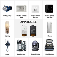Interrupteur intelligent Wi-Fi 110V Tuya Alexa Google Contrôle vocal RF433 Télécommande Interrupteur sans fil 30A pour le contrôle de l'éclairage Moteur de ventilateur