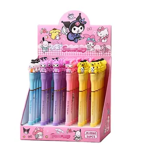 Yubon école enfants bureau Signature stylos mignon Gel stylo mélodie Kuromi dessin animé Gel stylo soulagement du Stress cadeau école papeterie