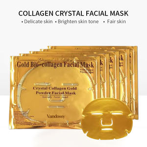 Diwo Masker Wajah Anti Penuaan, masker wajah Anti Penuaan, Label pribadi OEM, Pelembab 24K, kolagen emas, asam hialuronat, lembaran masker wajah kristal emas - Product Image 3