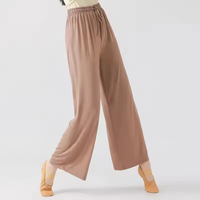 Vêtements de danse moderne, robe de yoga, pantalon de danse classique, pantalon large en modal, pantalon droit taille haute pour femmes