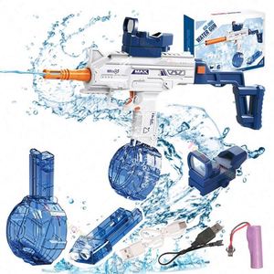 Pistola de Agua Eléctrica para Adultos, Pistola de Agua Automática y Manual con Luces, Juguetes de Verano para Niños, Alcance de 32 Pies - Product Image 5