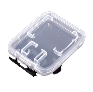 Wholesale Mini Transparent Plastic PP Memory <b>Card</b> <b>Case</b> for <b>SD</b> TF <b>Cards</b> Container for Consumer Electronics - Product Image 1