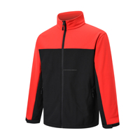 Veste softshell coupe-vent à logo personnalisé pour hommes