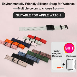 Bracelets en silicone pour <span class=keywords><strong>Apple</strong></span> <span class=keywords><strong>Watch</strong></span> Band <span class=keywords><strong>Ultra</strong></span> 2 49mm 46mm 44mm 45mm 40mm 41mm 42mm <span class=keywords><strong>Ocean</strong></span> <span class=keywords><strong>Bracelet</strong></span> IWatch Series 10 9 8 7 6 5 4 3 Se - Product Image 2