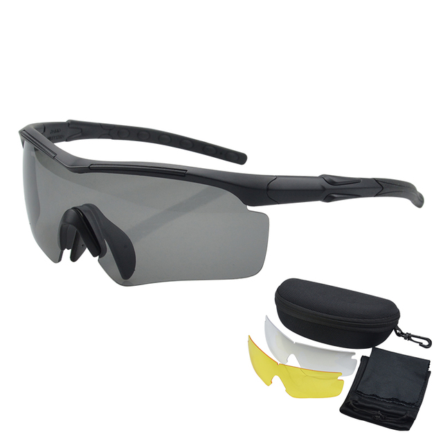 Color RTS Hunting Goggles Outdoor Grade Men Replaceable Lenses Tactical Glasses