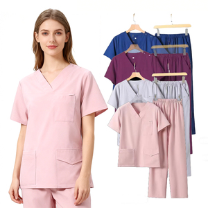 医療用スクラブユニフォーム女性用スクラブナースユニフォームセット病院用OEMサービス女性用スクラブユニフォームセット - Product Image 3