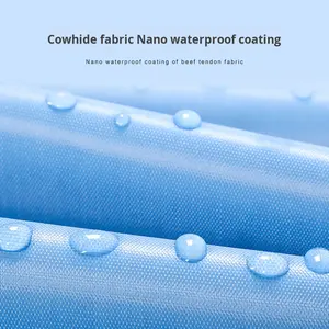 Impermeable Extra Grande de Doble Asiento, Largo y Moderno, de Tela Oxford/PVC, Versátil para Bicicleta Eléctrica/Motocicleta/Con Motor - Product Image 3