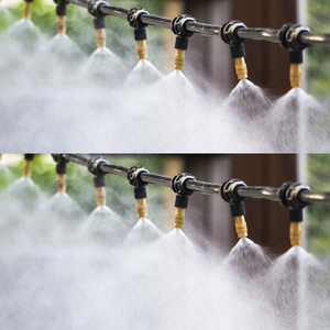 Có thể điều chỉnh thép gai Brass phun đầu vườn hệ thống thủy lợi phun nước đồng làm mát làm ẩm phun sương vòi phun - Product Image 2