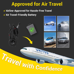 كرسي متحرك كهربائي حديث قابل للطي سريع وخفيف الوزن بمحرك بدون فرش للمسنين وذوي الاحتياجات الخاصة - Product Image 6