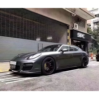 Kit carrosserie V Style en FRP pour Porsche Panamera 970 2010-2013 : Lame de pare-chocs avant, jupes latérales, diffuseur de pare-chocs arrière, spoiler