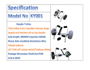 Troli <span class=keywords><strong>Kayak</strong></span> Aluminium, keranjang <span class=keywords><strong>Kayak</strong></span> Aluminium dengan Platform fleksibel, keranjang <span class=keywords><strong>Kayak</strong></span> kuat dan tahan lama - Product Image 5
