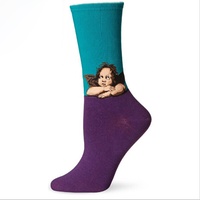 Robe en coton médiéval pour hommes, chaussettes en coton, célèbre imprimée à 360 degrés, peinture artistique, vente en gros
