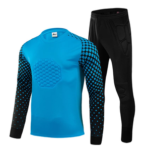 Envío gratis 2025 estilo deportes portero fútbol Jersey conjunto niños ropa de entrenamiento con nombre del equipo Top Shorts-Tailandia fútbol Jersey - Product Image 4