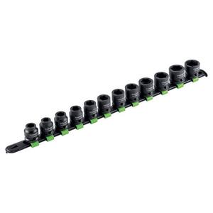 Juego de llaves de vaso FASAD de 12 piezas, con punta hexagonal métrica de 1/4 de pulgada, para reparación automotriz - Product Image 1