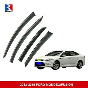 Pare-soleil en polycarbonate BENKE pour Ford Mondeo Fusion 2013-2019 Noir/Argent, pare-pluie avec installation facile - Product Image 2
