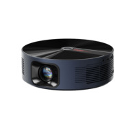 Projecteur LCD H66 à haute luminosité 260 lumens 1080P, mise au point électrique, haut-parleur intégré, home cinéma portable Android
