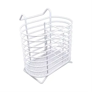 Household Metal base wire fence tableware chopstick holder Kitchen Utensil Chopstick barrel tube cutlery holder