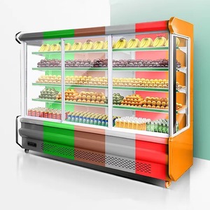 Réfrigérateur en arc de supermarché, équipement extérieur, réfrigération, pour fruits et légumes, à vendre - Product Image 2