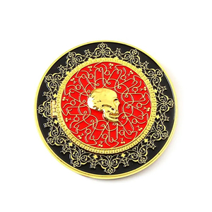 Monete Personalizzate in Oro e Argento con Design a Cerniera Apribile e Logo Smaltato - Product Image 1